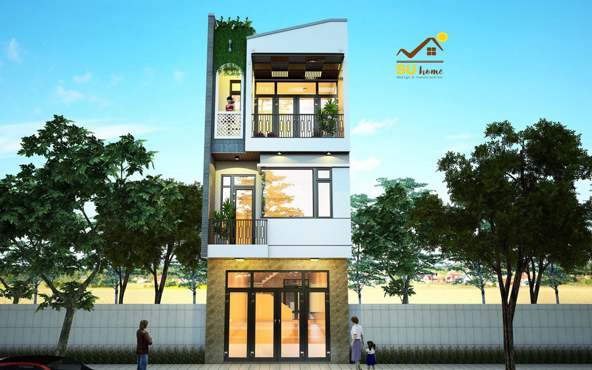 Nhà phố Anh vũ – 03 tầng