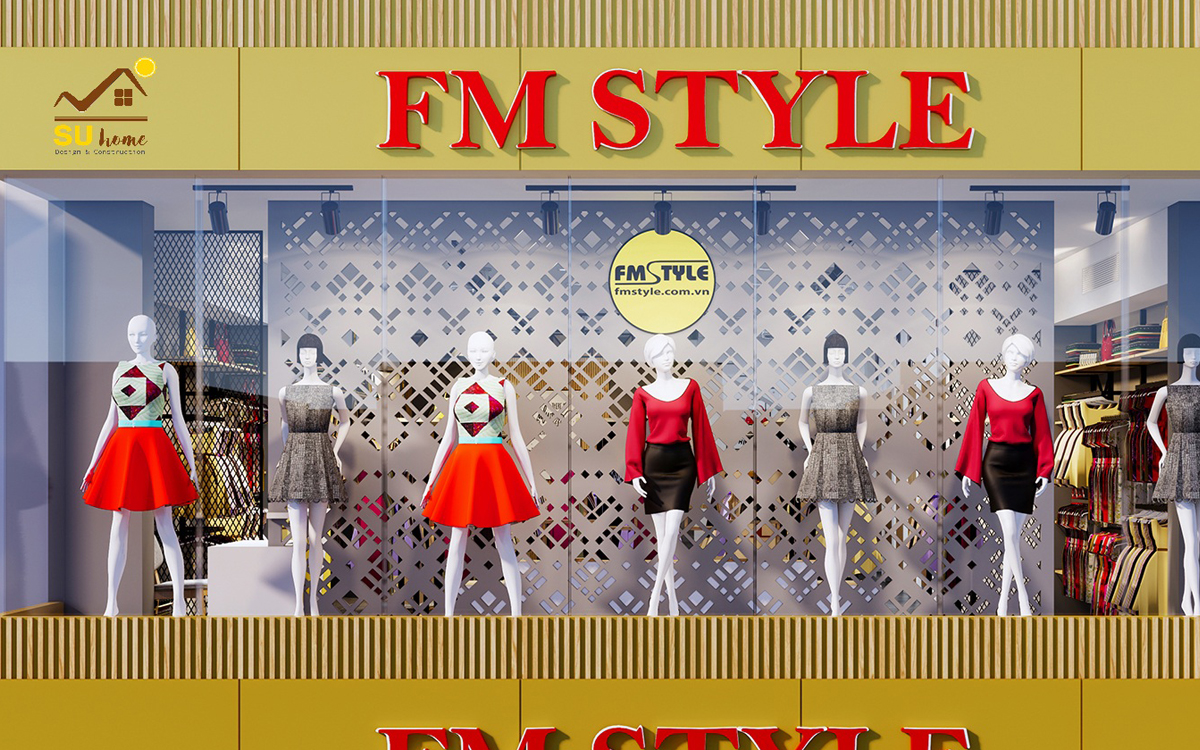 Nội thất Showroom thời trang FM Style