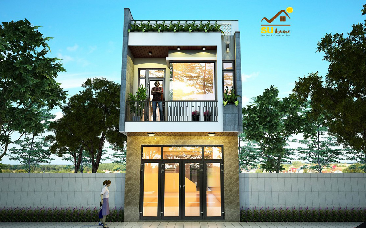 Nhà phố chị Hiền – 02 tầng