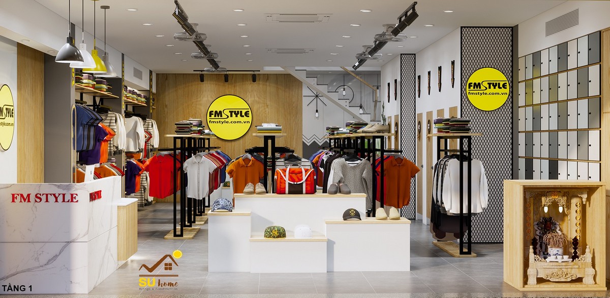 thi c&ocirc;ng nội thất shop đ&agrave; nẵng