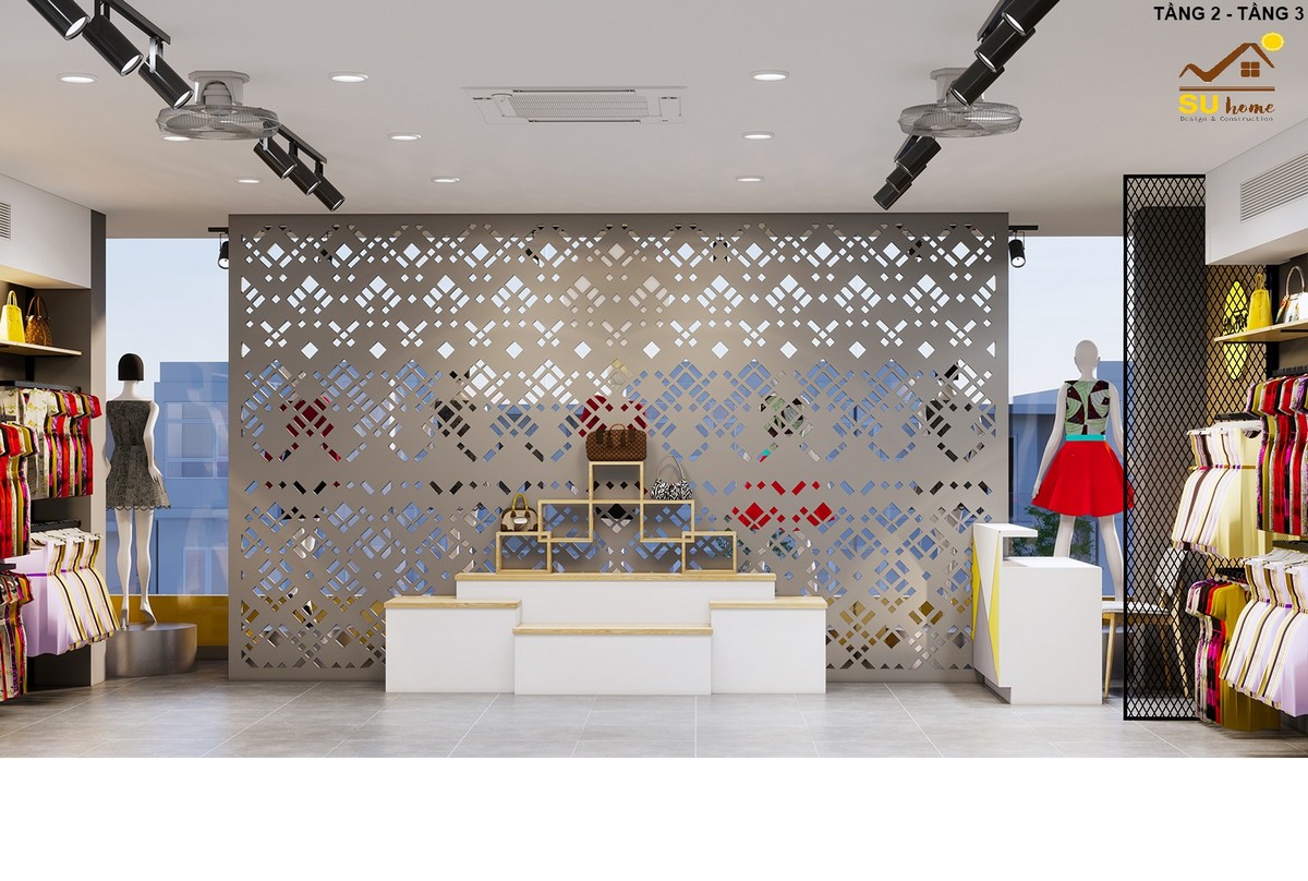 thi c&ocirc;ng nội thất shop đ&agrave; nẵng