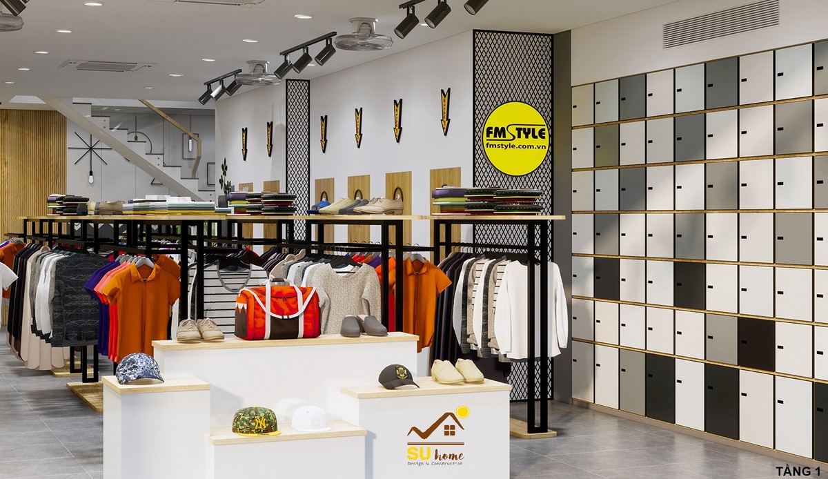 thi c&ocirc;ng nội thất shop đ&agrave; nẵng